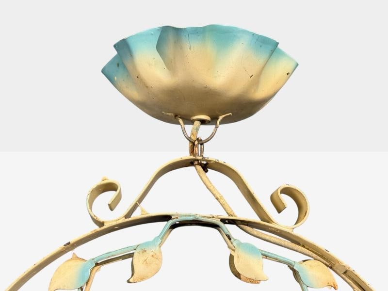 Swedish Modern, Pendant Light, Painted Metal, Sweden, 1950s - 4