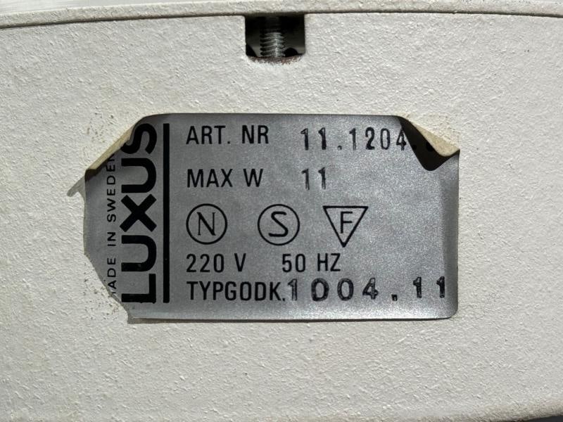 Luxus, Table Lamps, Brass, Fabric, Sweden, 1960s - 10