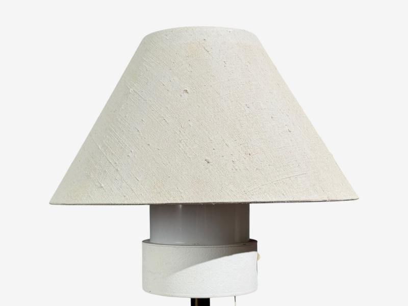 Luxus, Table Lamps, Brass, Fabric, Sweden, 1960s - 7