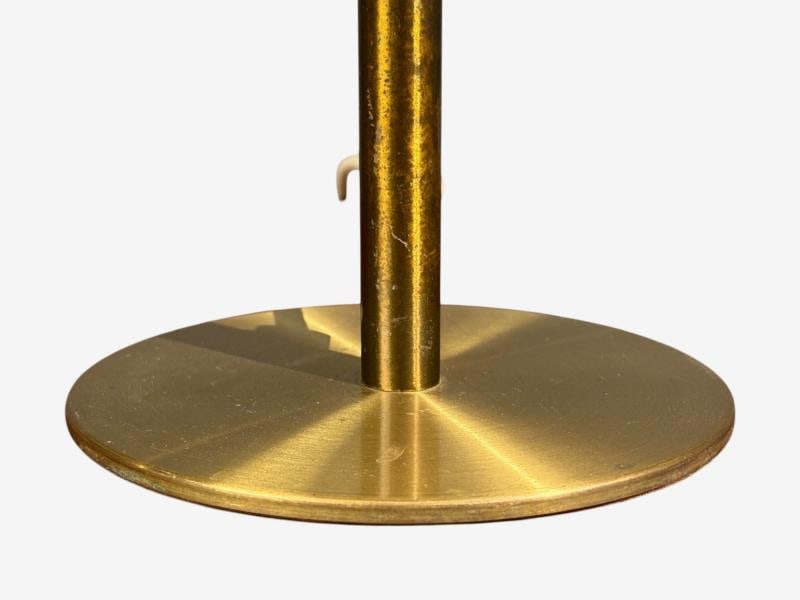 Luxus, Table Lamps, Brass, Fabric, Sweden, 1960s - 8
