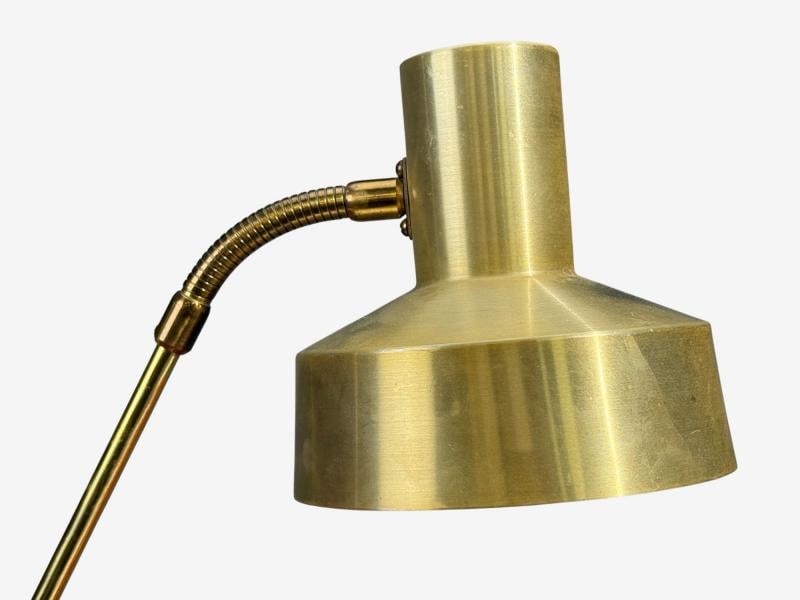 Ewå Värnamo, Adjustable Desk Lamp, Brass, Metal, Sweden, 1980s - 5
