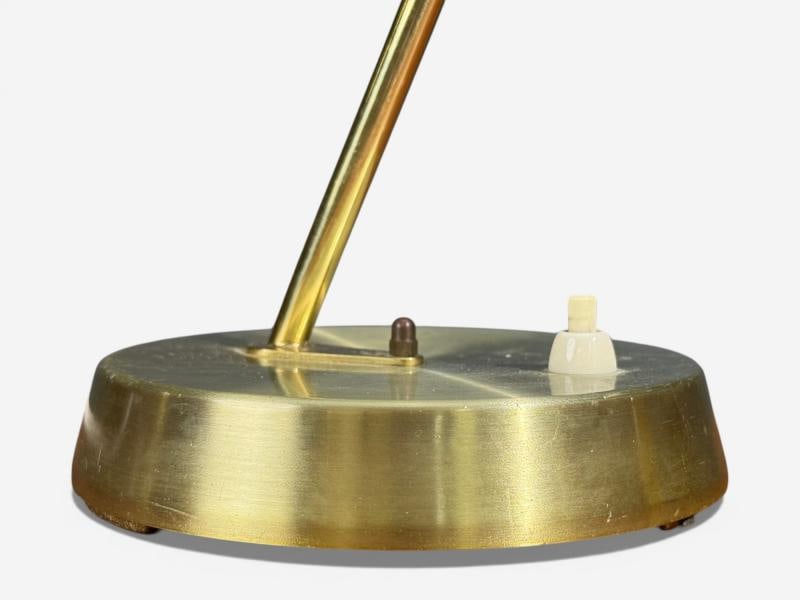 Ewå Värnamo, Adjustable Desk Lamp, Brass, Metal, Sweden, 1980s - 6