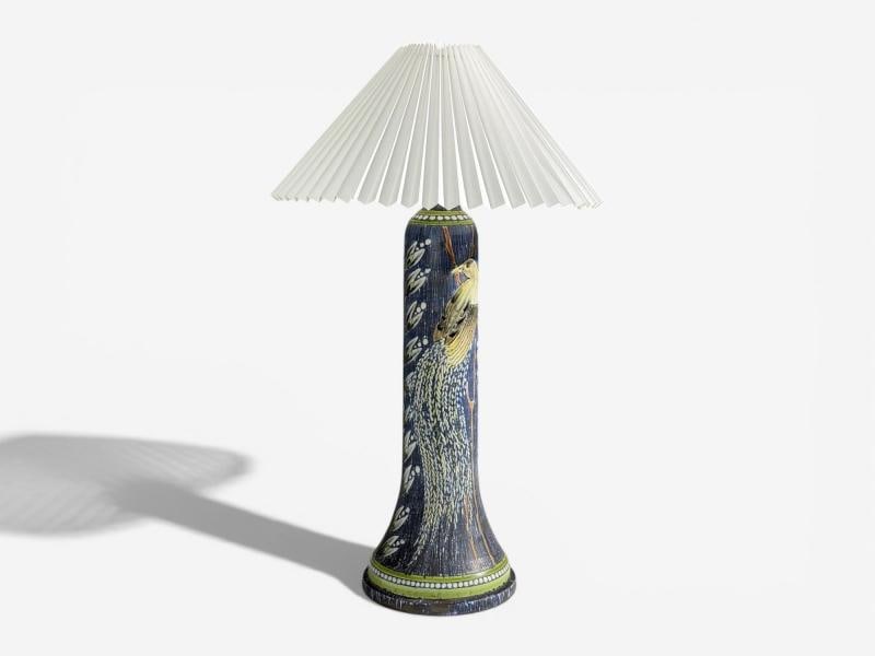 Alingsås Keramik, Large Table Lamp, Stoneware, Sweden, 1960s - 12