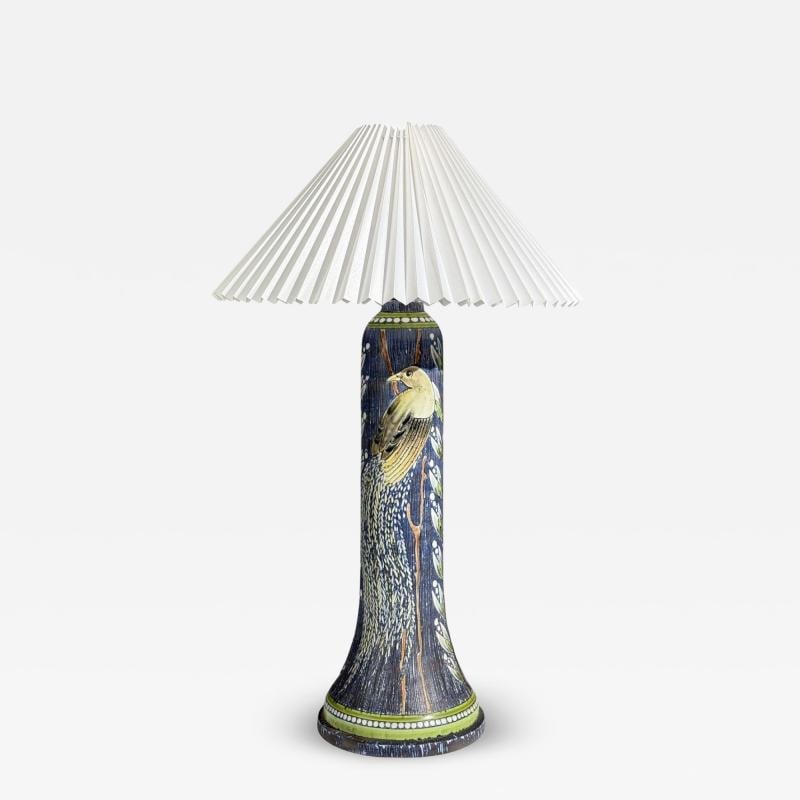 Alingsås Keramik, Large Table Lamp, Stoneware, Sweden, 1960s (1 of 12)