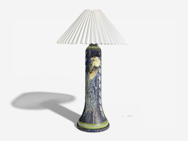 Alingsås Keramik, Large Table Lamp, Stoneware, Sweden, 1960s - 2