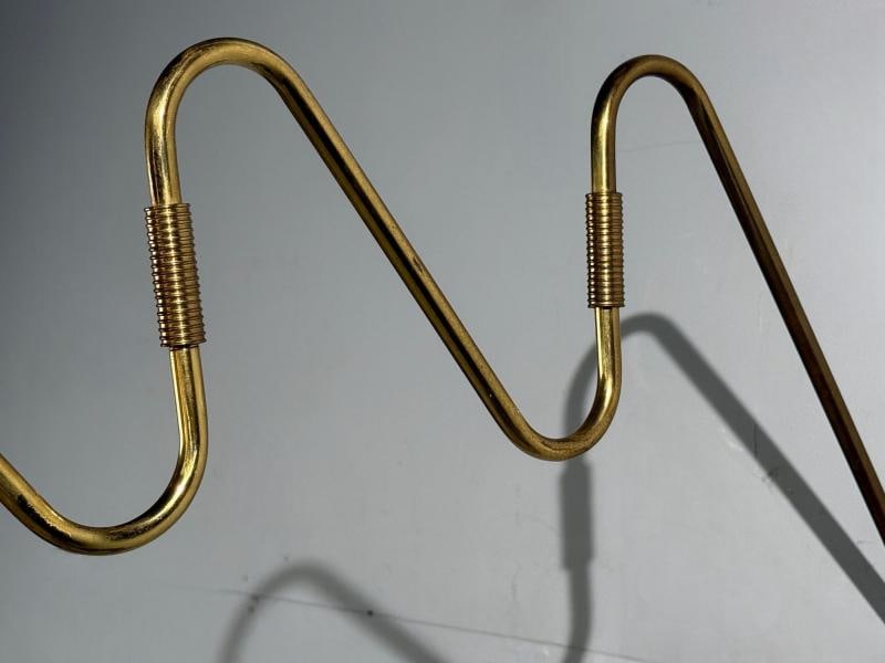 Danish Modern, Articulating Wall Light, Brass, Denmark, 1960s - 6
