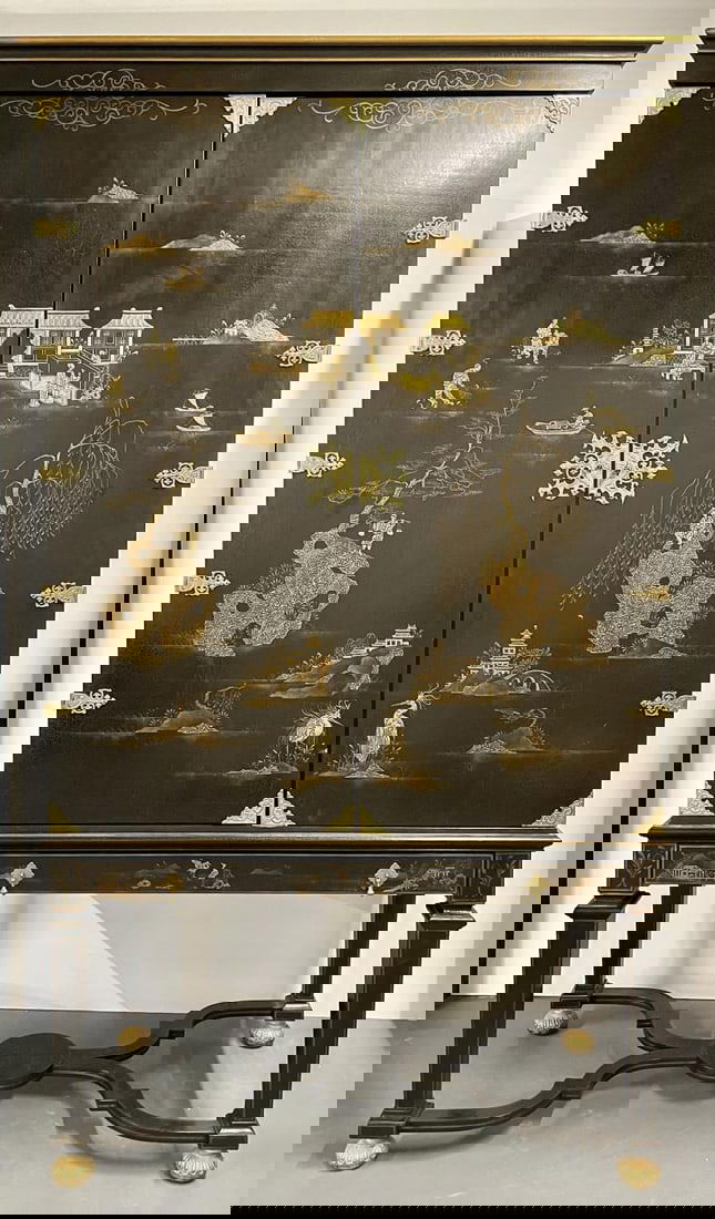 Pair of Chinese Griswold Cabinets, Armoire's, Dessin Fournir, Chinoiserie - 6