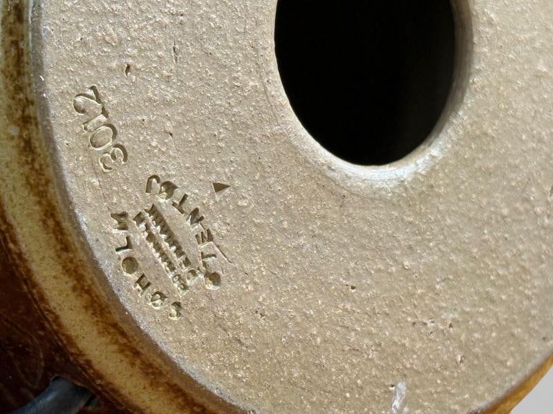 Søholm Stentøj, Table Lamp, Brown Glazed Ceramic, Denmark, 1970s - 9