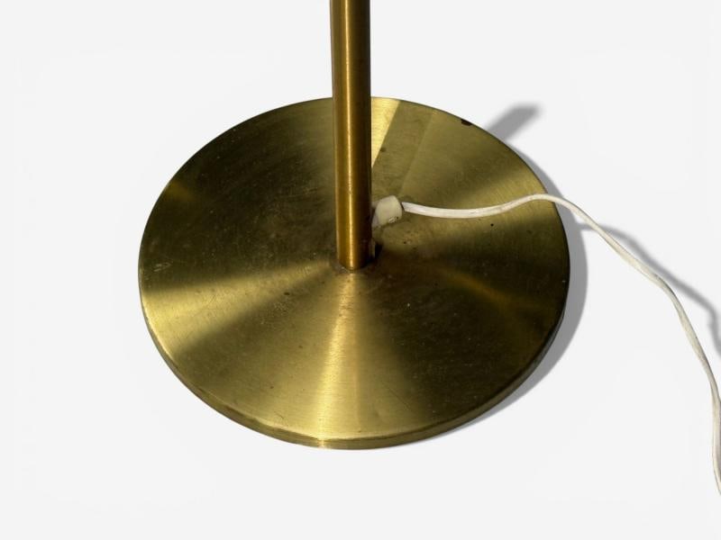 Luxus Vittsjö, Floor Lamps, Patinated Brass, Sweden, 1960s - 7