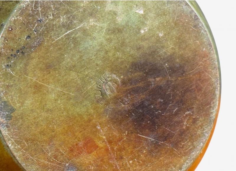 GAB, Table Lamp, Patianted Bronze, Sweden, 1940s - 11