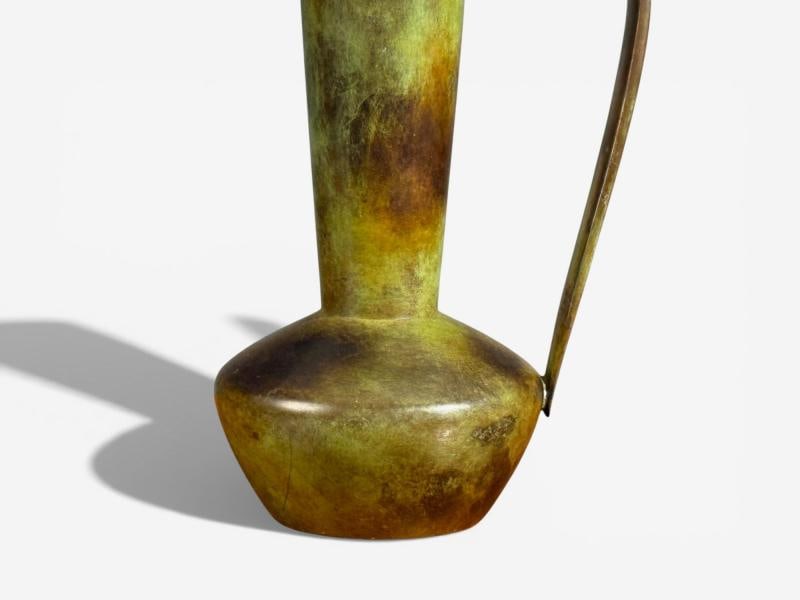 GAB, Table Lamp, Patianted Bronze, Sweden, 1940s - 7
