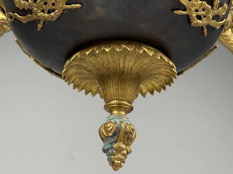 Federal Style, Chandelier, Bronze, Ebony, Europe, 1960s - 8