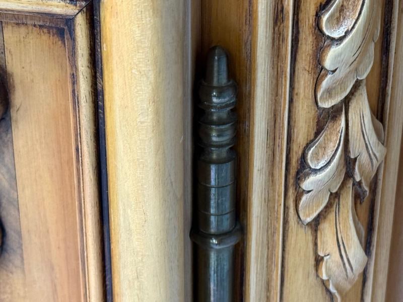 French Provincial, Monumental Sideboard, Wood, Brass, France, 1960s - 10