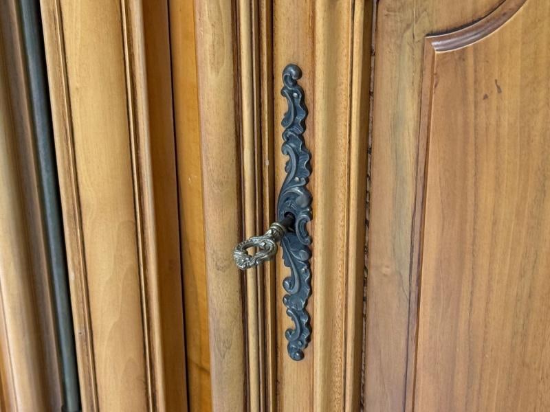 French Provincial, Monumental Sideboard, Wood, Brass, France, 1960s - 11