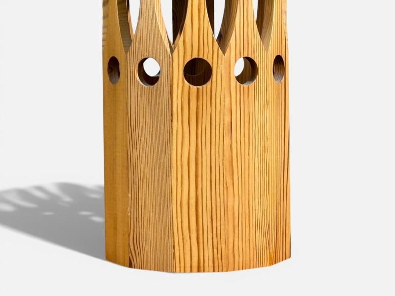 L.O. Nilsson, Swedish Modern, Table Lamp, Pine, Sweden, 1930s - 5