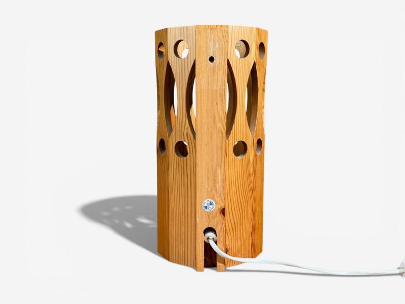 L.O. Nilsson, Swedish Modern, Table Lamp, Pine, Sweden, 1930s - 8