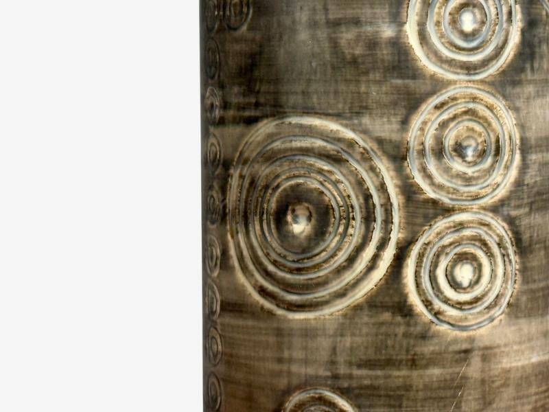 Olle Alberius, Table Lamp, Grey Stoneware, Sweden, 1970s - 6