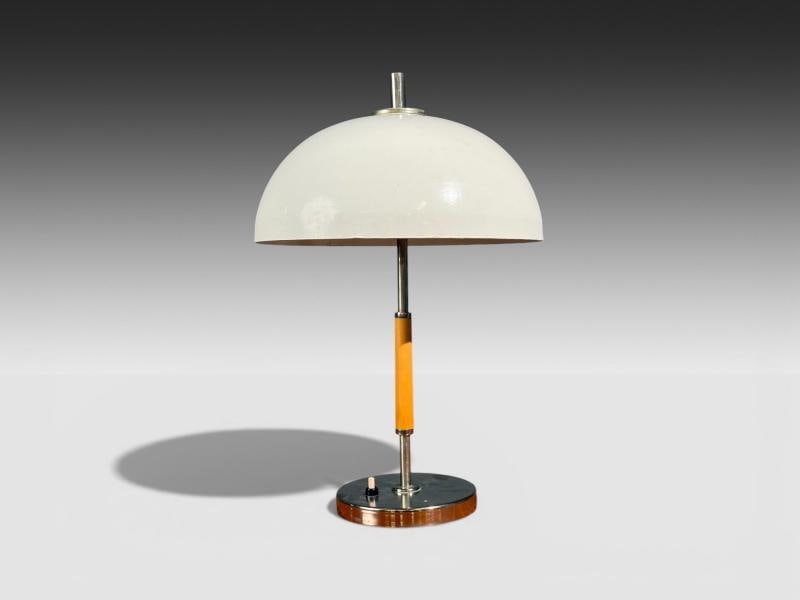 Swedish Art Deco, Table Lamp, Chrome, Plastic, Sweden, 1930s - 3