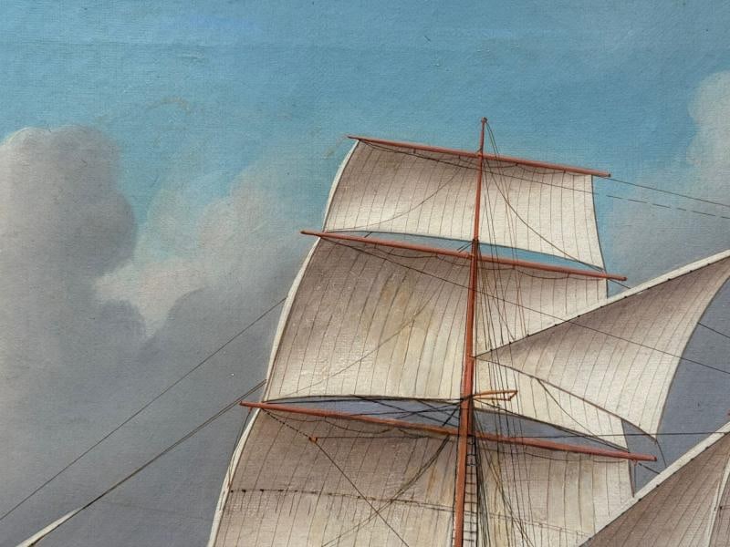 William Ball Spencer, Oil on Canvas, Seascape Painting, British, 19th C. - 9