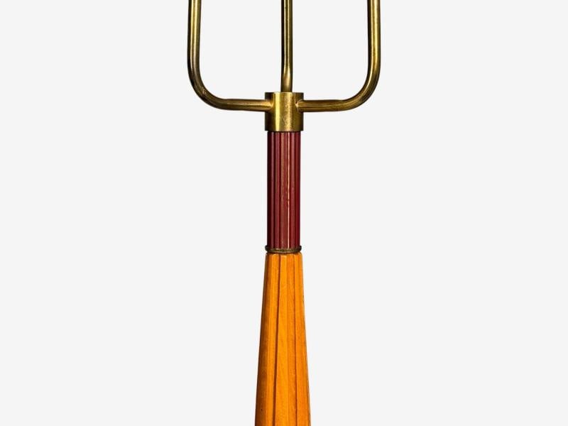 Swedish Modern, Adjustable Floor Lamp, Wood, Metal, Sweden, 1950s - 10