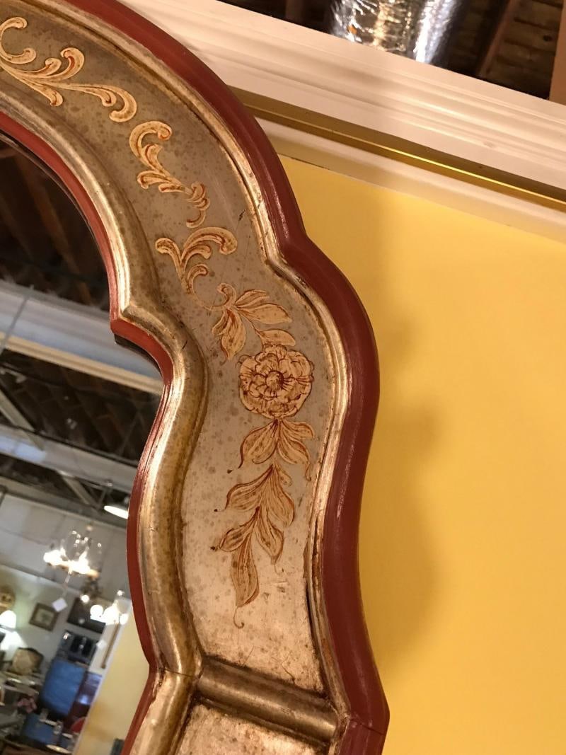 Fine Silver Gilt with Oriental Decoration La Barge Chinoiserie Mirror - 6