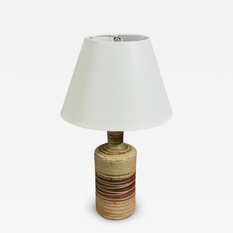 Tue Poulsen, Table Lamp, Beige Ceramic, Denmark, 1950s (1 of 8)