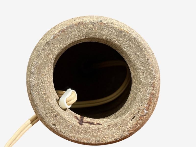 Tue Poulsen, Table Lamp, Beige Ceramic, Denmark, 1950s - 8