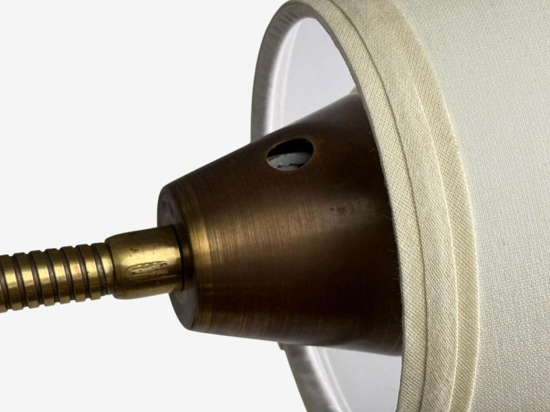 Swedish Modern, Adjustable Floor Lamp, Teak, Lacquered Metal, Sweden, 1960s - 7