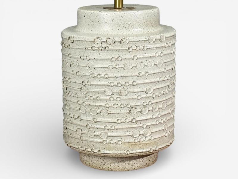 David Cressey, Earthtone Glaze Ceramic, Large Table Lamps, USA, 1970s - 8