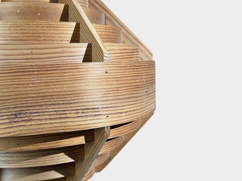 Hans-Agne Jakobsson, Table Lamp, Pine, Sweden, 1970s - 5