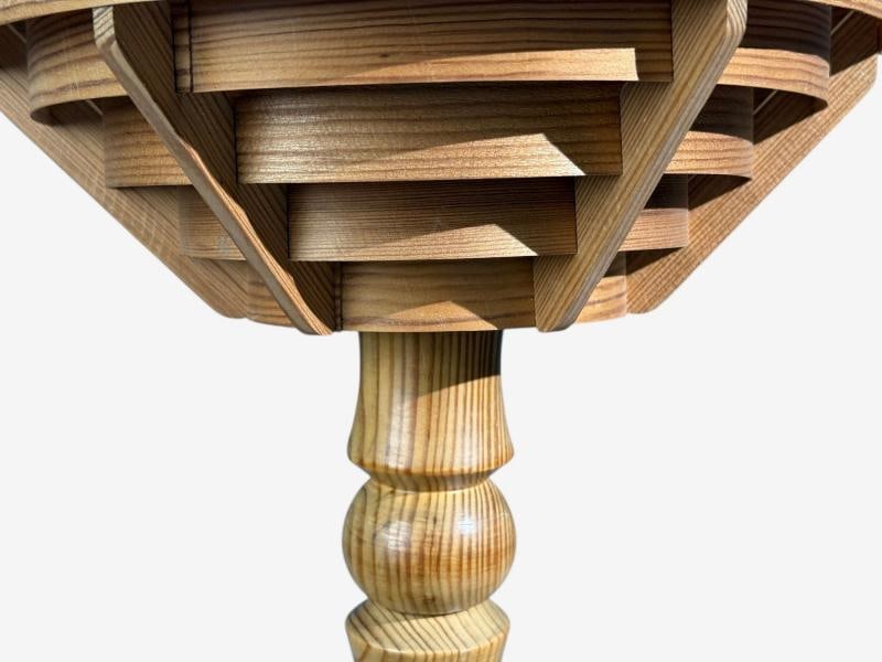 Hans-Agne Jakobsson, Table Lamp, Pine, Sweden, 1970s - 8
