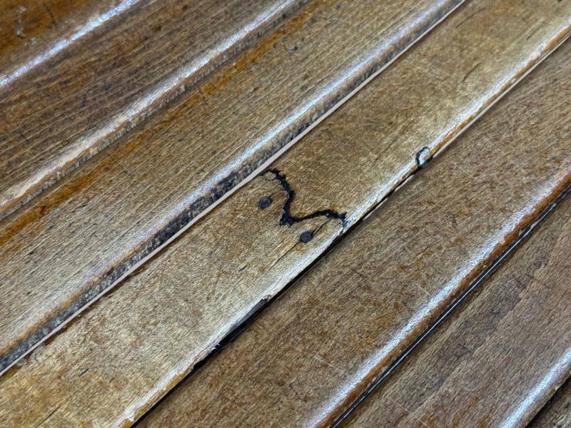 Rene Gabriel, Reconstruction Era Dining Chairs, Beech Wood, France, 1940s - 12