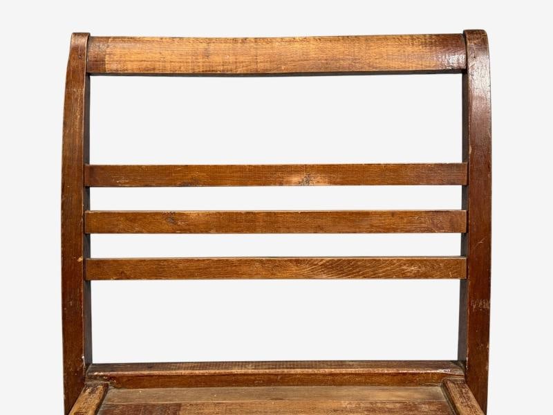 Rene Gabriel, Reconstruction Era Dining Chairs, Beech Wood, France, 1940s - 7