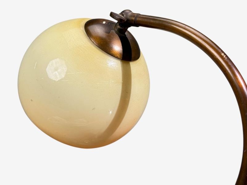European Modern, Desk Lamp, Brass, Glass, Europe, 1970s - 6