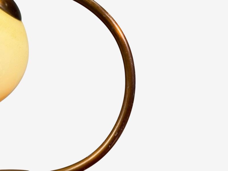 European Modern, Desk Lamp, Brass, Glass, Europe, 1970s - 8