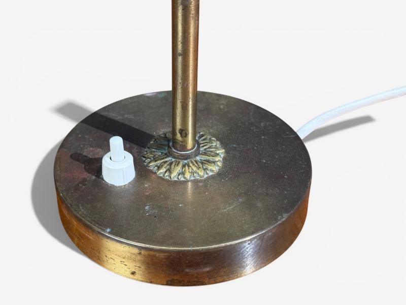 BABO, Table Lamps, Brass, Fabric, Sweden, 1900s - 4