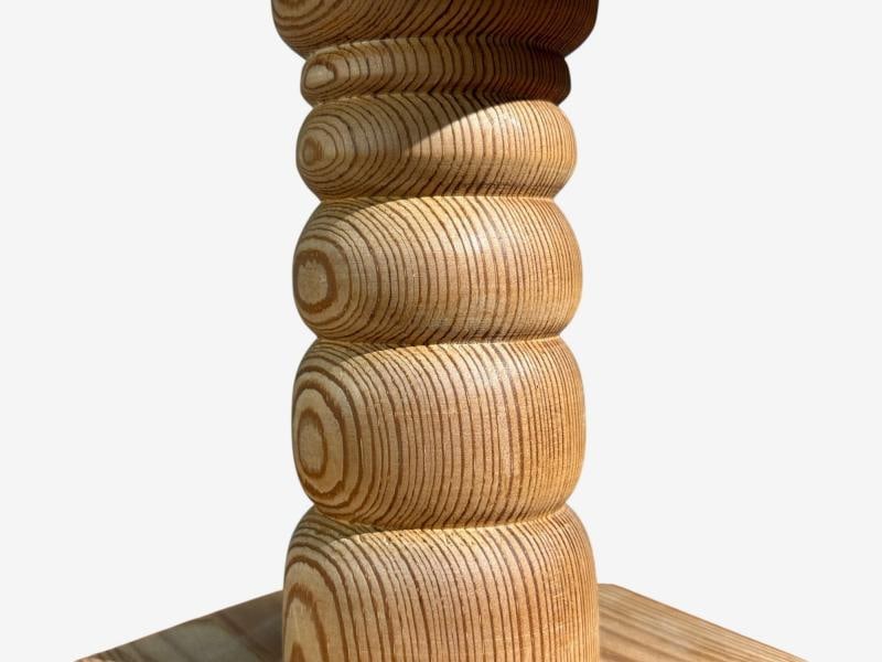 Swedish Modern, Table Lamp, Pine, Fabric, Sweden, 1940s - 10