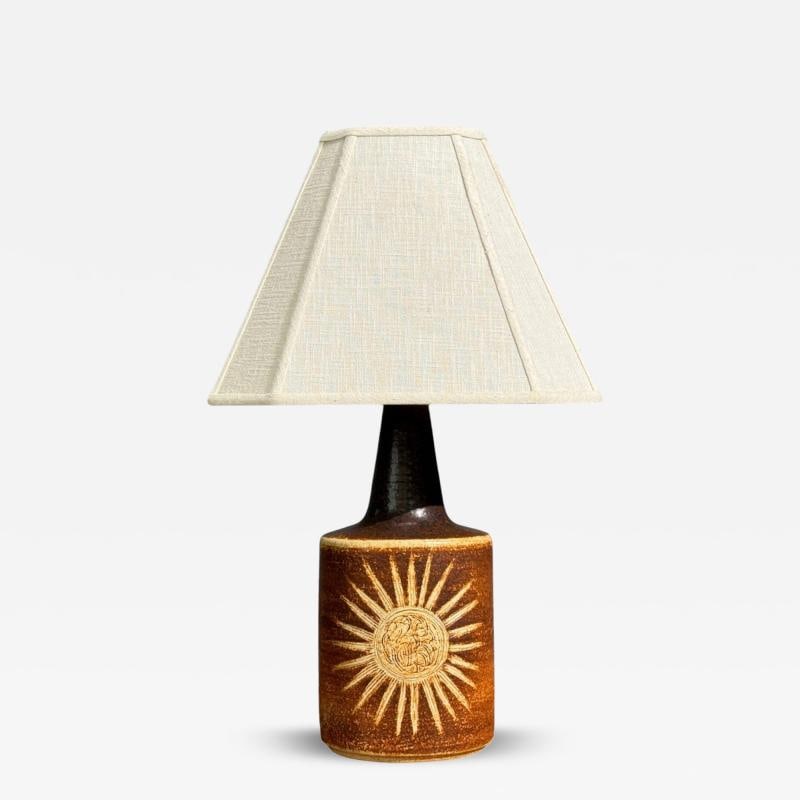 Søholm Stentøj, Table Lamp, Brown Glazed Stoneware, Denmark, 1960s: Title: Søholm Stentøj, Table Lamp, Brown Glazed Stoneware, Denmark, 1960s Description: Søholm Stentøj, Danish Mid-Century Modern, Table Lamp, Brown Glazed Stoneware, Denmark,