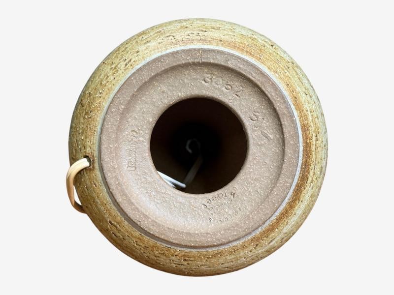 Svend Aage Jensen, Table Lamps, Beige Stoneware, Denmark, 1960s - 9