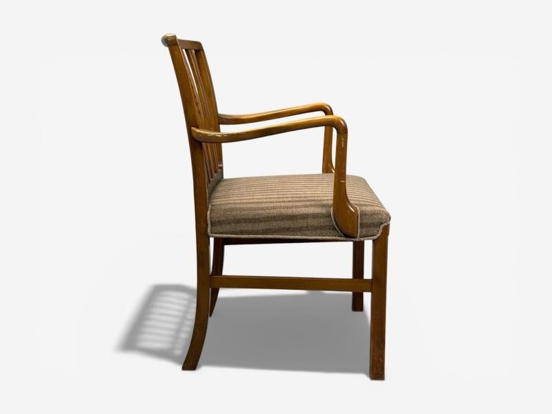 Ole Wanscher, Armchairs, Beech, Fabric, Denmark, 1940s - 11