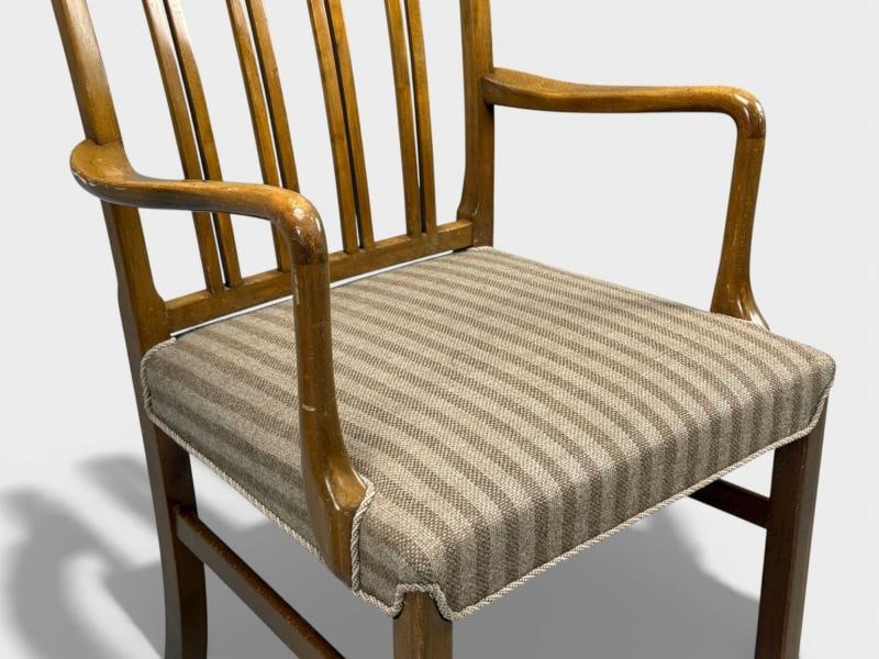 Ole Wanscher, Armchairs, Beech, Fabric, Denmark, 1940s - 9