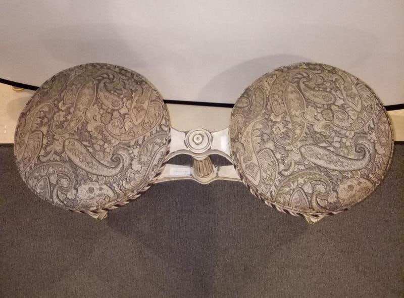 Swedish Painted Bench with Double Seats - 2