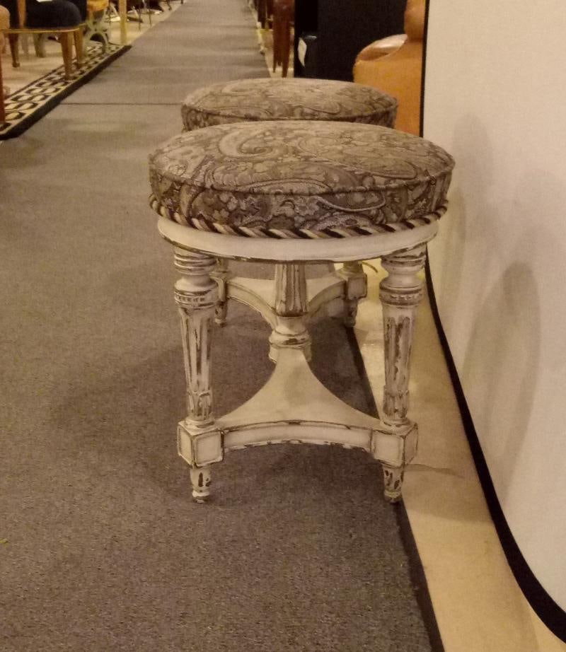 Swedish Painted Bench with Double Seats - 3