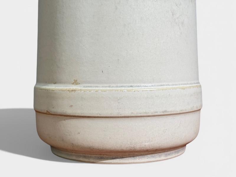 Desiree Stentöj, Table Lamp, White Glazed Stoneware, Denmark, 1960s - 8