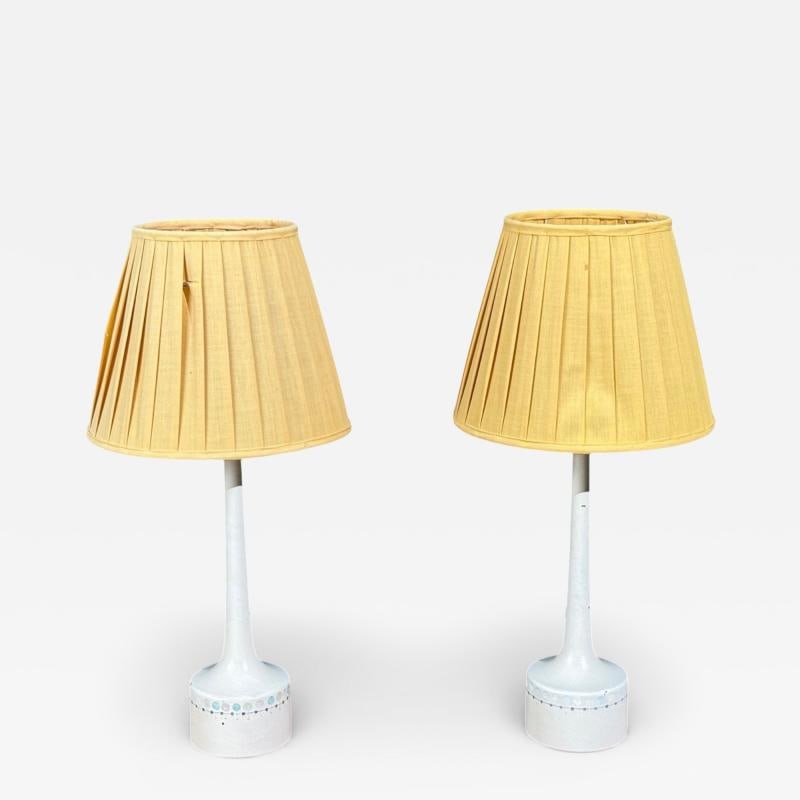 Hans-Agne Jakobsson, Table Lamps, Painted Wood, Sweden, 1950s (1 of 9)