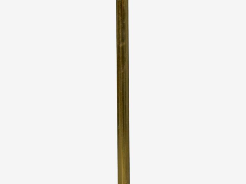 Falkenbergs Belysning, Floor Lamp, Brass, Rattan, Sweden, 1950s - 5