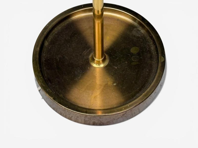 Falkenbergs Belysning, Floor Lamp, Brass, Rattan, Sweden, 1950s - 9