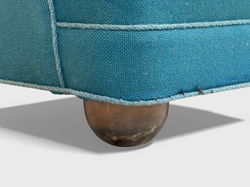 Danish Cabinetmaker, Lounge Chair, Beech, Wool, Denmark, 1930s - 11