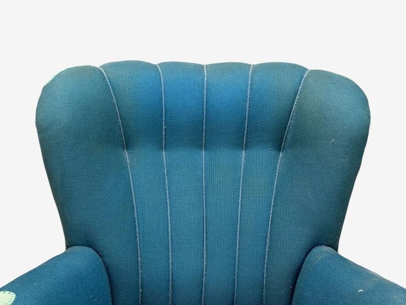 Danish Cabinetmaker, Lounge Chair, Beech, Wool, Denmark, 1930s - 5
