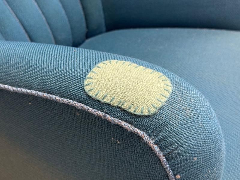 Danish Cabinetmaker, Lounge Chair, Beech, Wool, Denmark, 1930s - 7